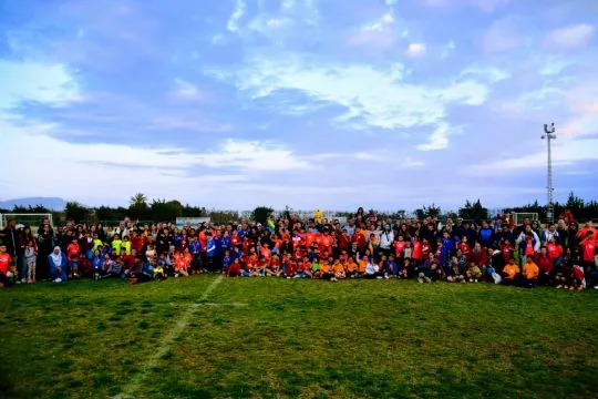 Más de 250 niños participan en la III Jornada de Fútbol Base solidaria en Totana a beneficio de las enfermedades raras