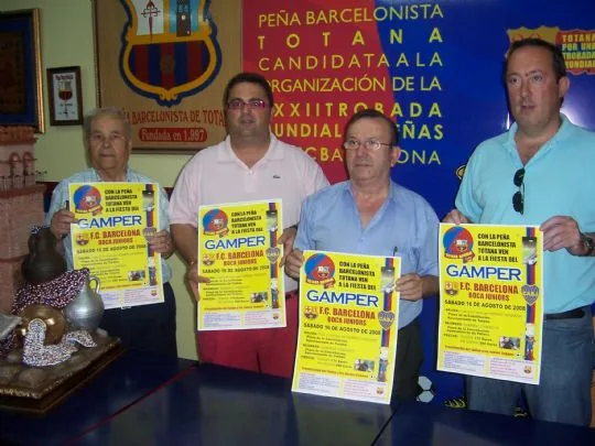 CARTEL DEL VIAJE PARA PRESENCIAR EL JOAN GAMPER 2008 — imagen 2